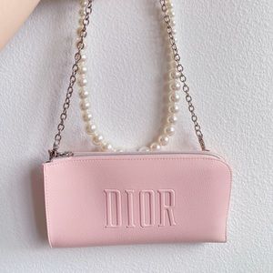 Dior leather makeup bag DIY